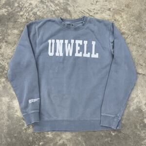 Call Her Daddy Unwell Crewneck Sweatshirt Womens S Blue 2018 Barstool Podcast